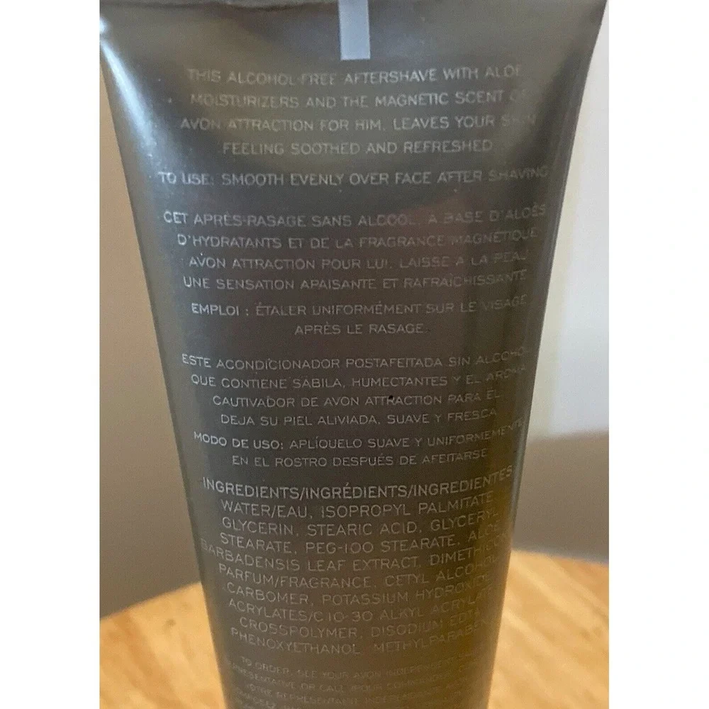 Avon Men's Attraction After Shave Conditioner For Him 3.4 Fl. Oz. New Sealed!‎